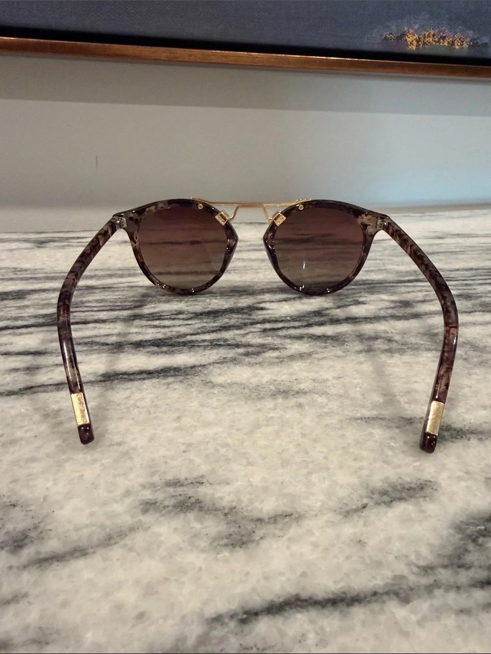 WMP Skylar Gold Bridge Sunglasses